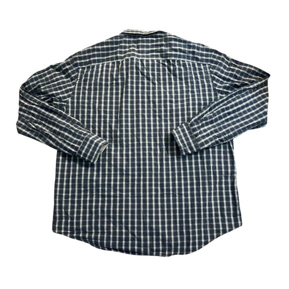 Joseph Abboud Blue Checkered Button-Down Mens Size XXL - Picture 5 of 5